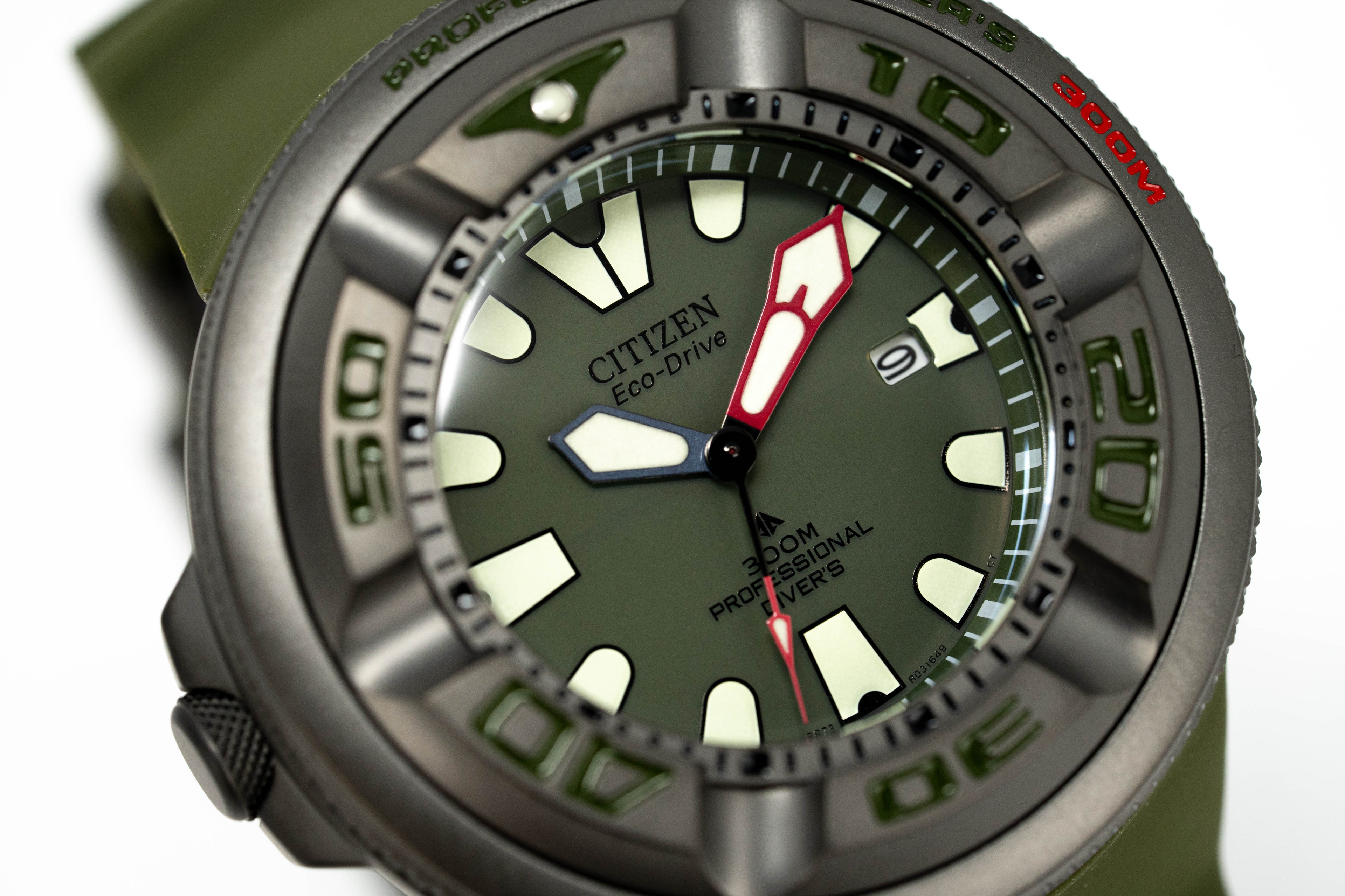 Citizen Men's Watch Eco-Drive Professional Diver Green