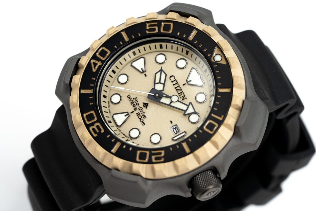Citizen Eco-Drive Diver Marine Promaster Gold Men's Watch