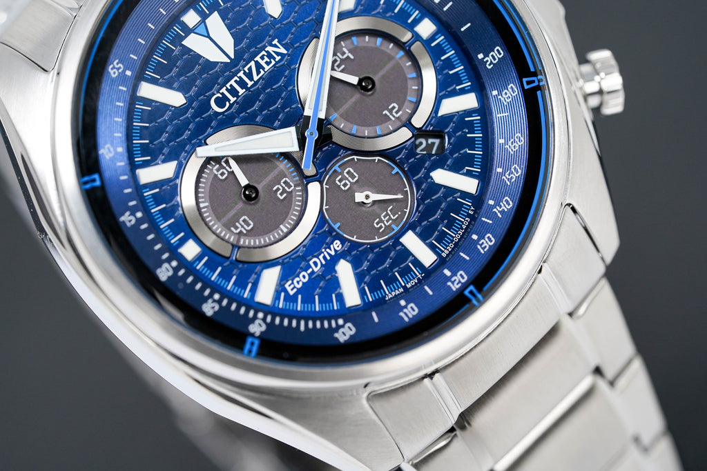 Citizen Men's Watch Eco-Drive Active Chrono Blue