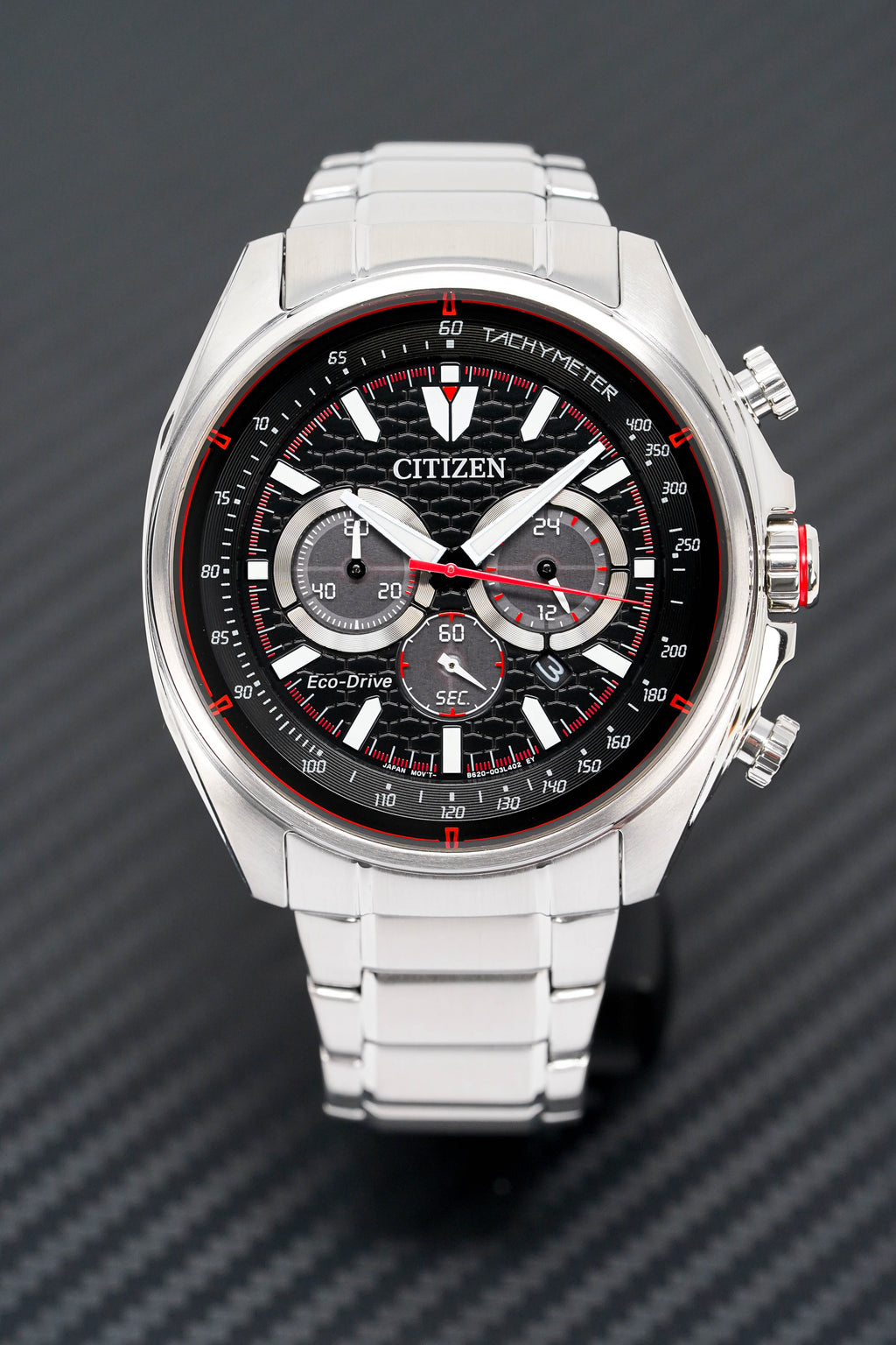 Citizen Men's Watch Eco-Drive Active Chrono Black Red