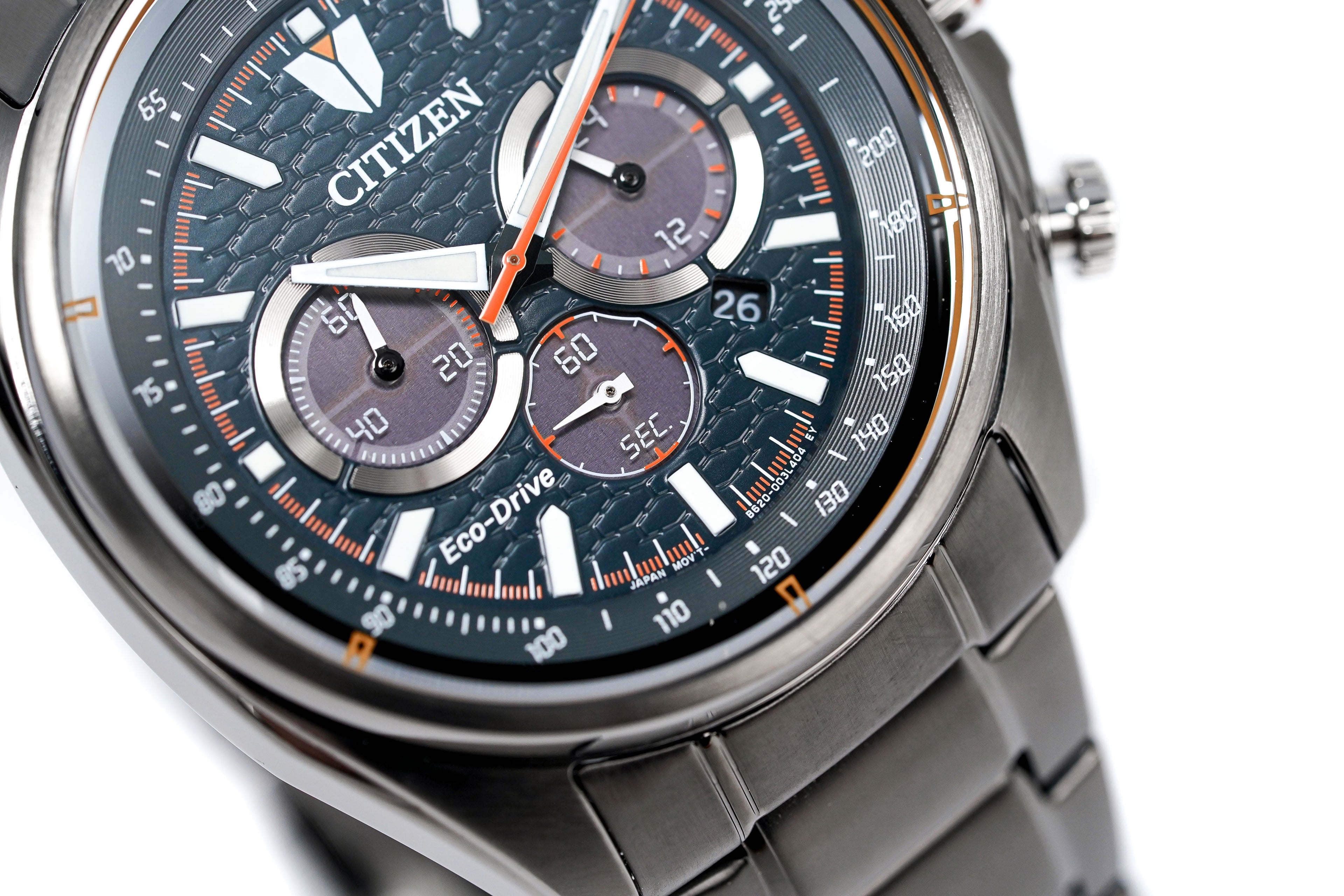 Citizen Eco-Drive Chronograph Black PVD Men's Watch