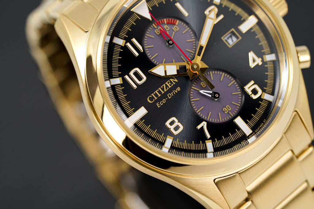 Citizen Eco-Drive Chronograph Gold Men's Watch