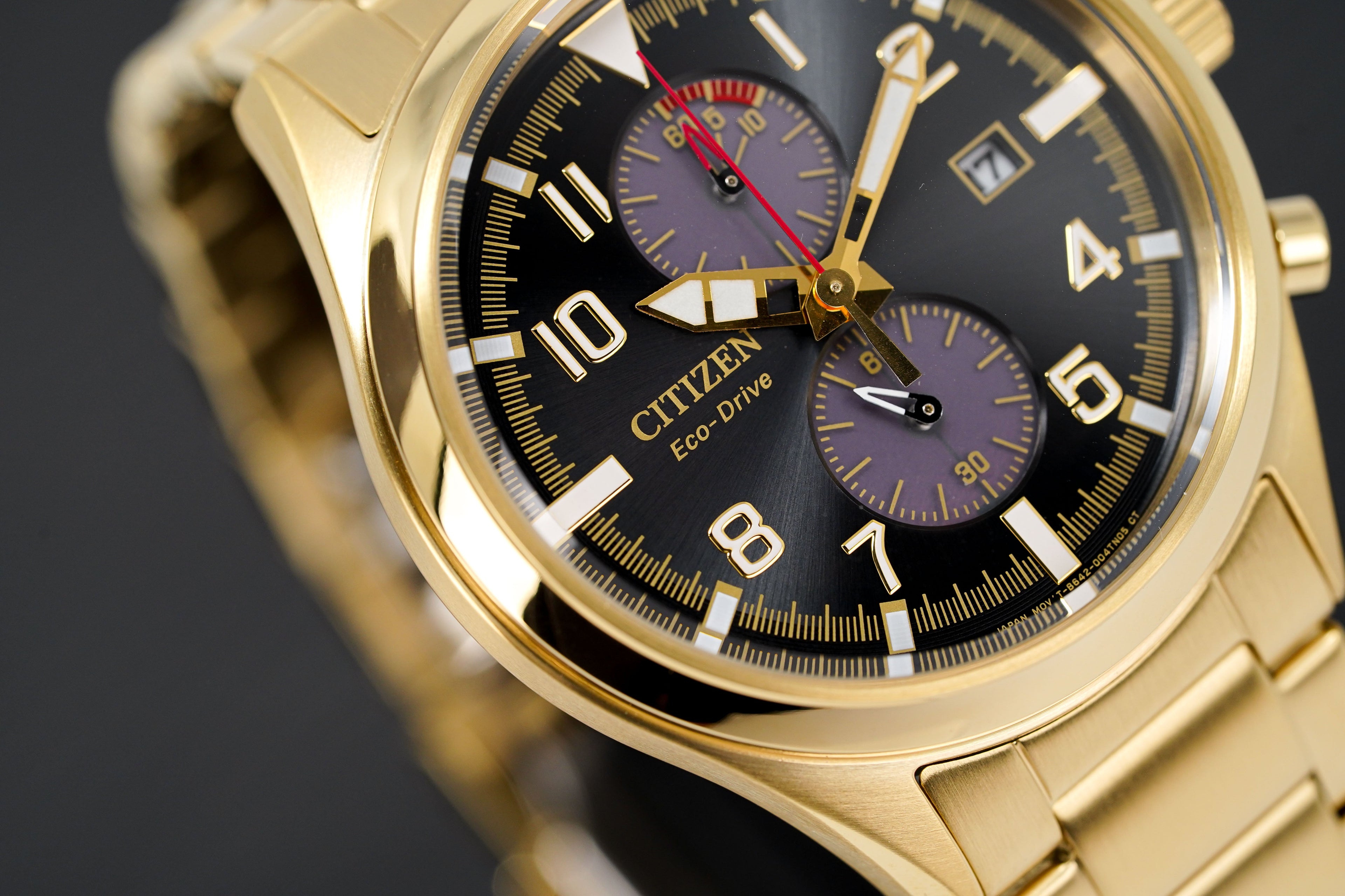 Citizen Eco-Drive Chronograph Gold Men's Watch