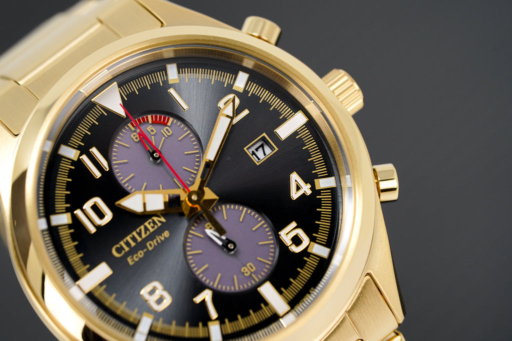 Citizen Eco-Drive Chronograph Gold Men's Watch