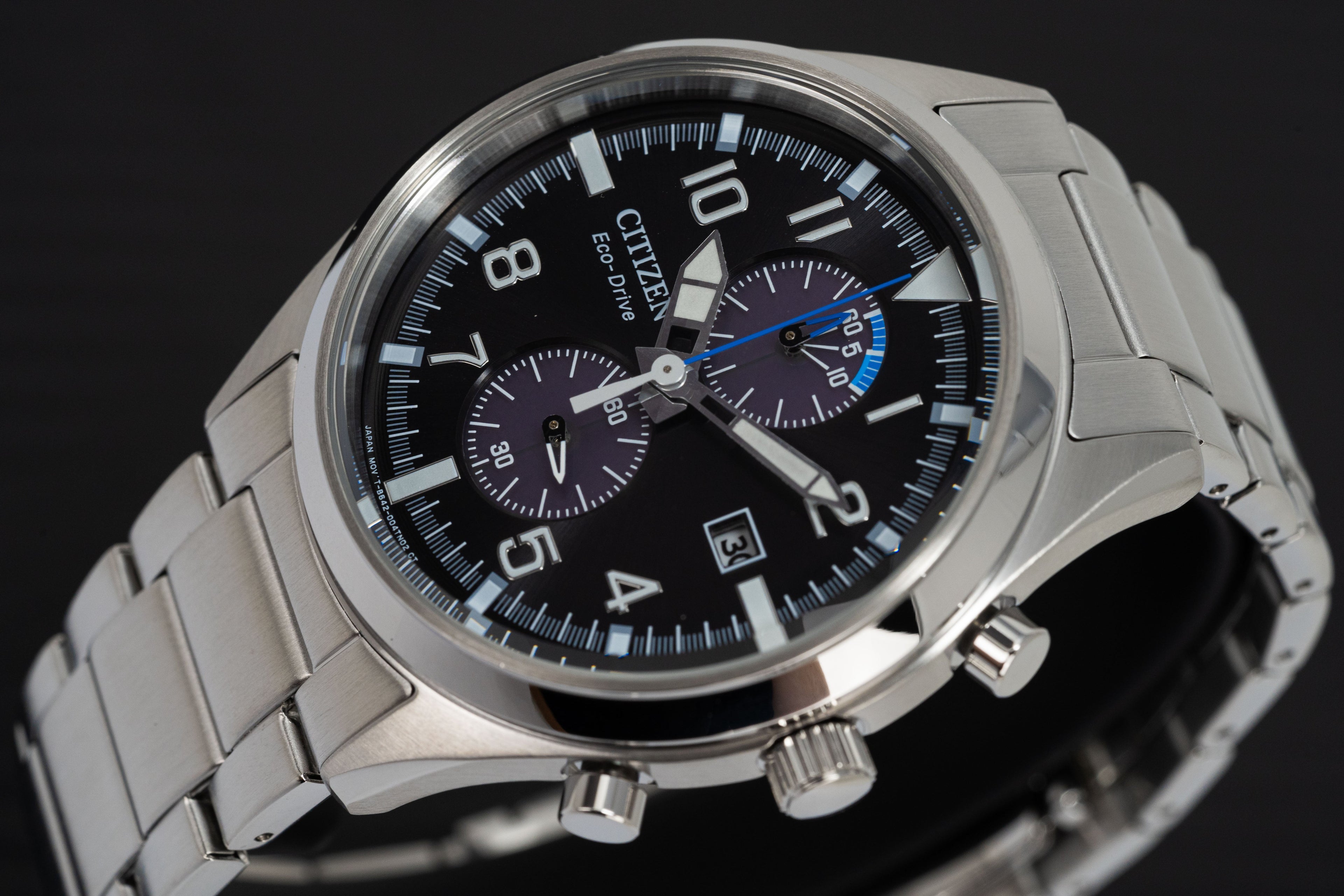 Citizen Eco-Drive Chronograph Men's Watch Black