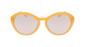 Calvin Klein Women's Sunglasses Oversized Cat Eye Yellow