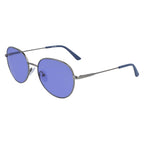 Calvin Klein Women's Sunglasses Round Purple/Gunmetal