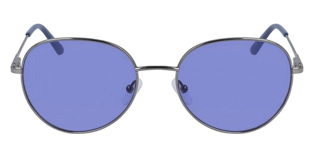 Calvin Klein Women's Sunglasses Round Purple/Gunmetal