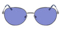 Calvin Klein Women's Sunglasses Round Purple/Gunmetal