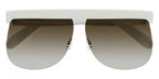Courrèges Women's Sunglasses Oversized Flat Top White