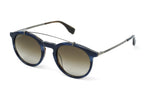 Converse Unisex Sunglasses Round Flat Top Navy and Brown