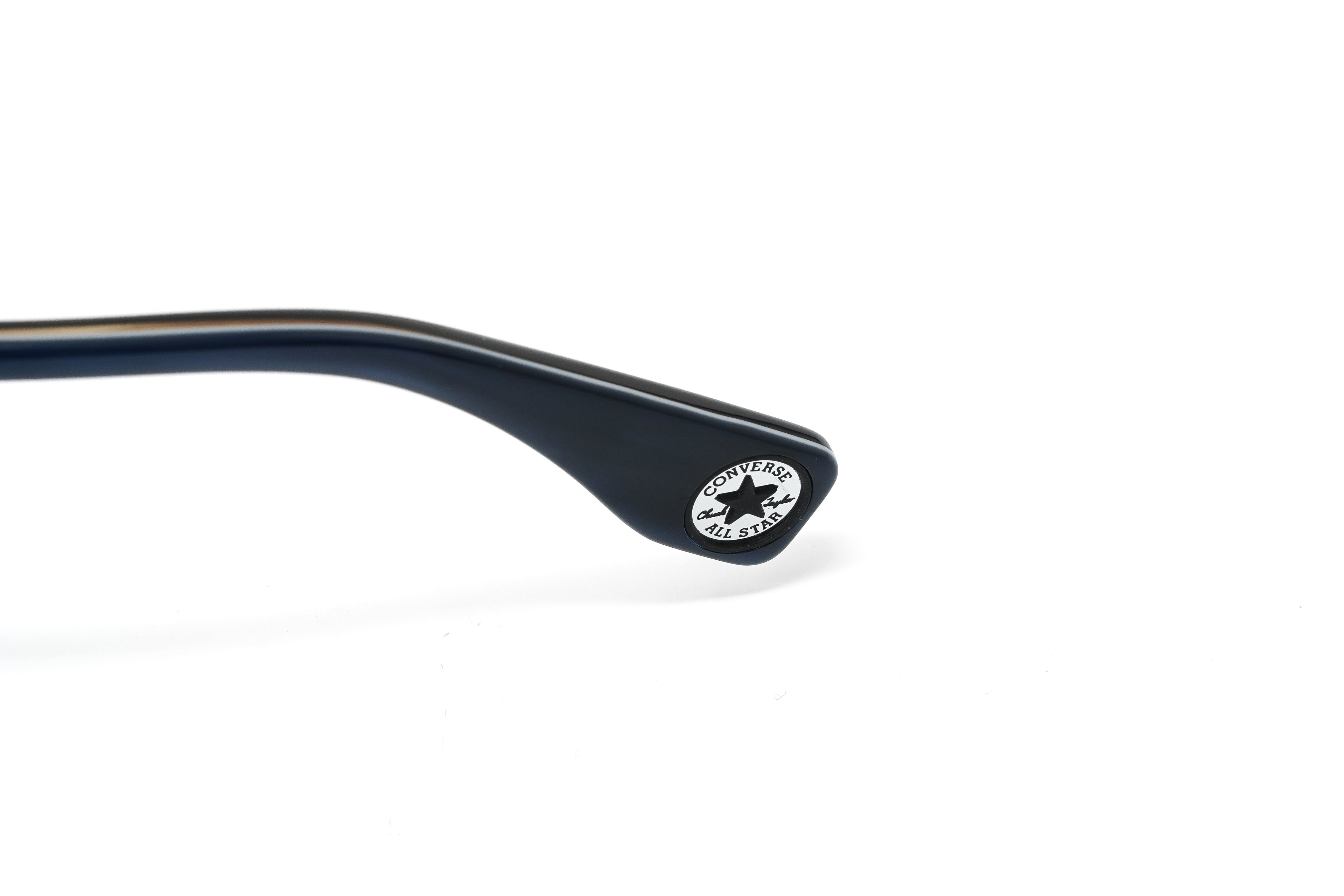 Converse Unisex Sunglasses Round Flat Top Navy and Brown