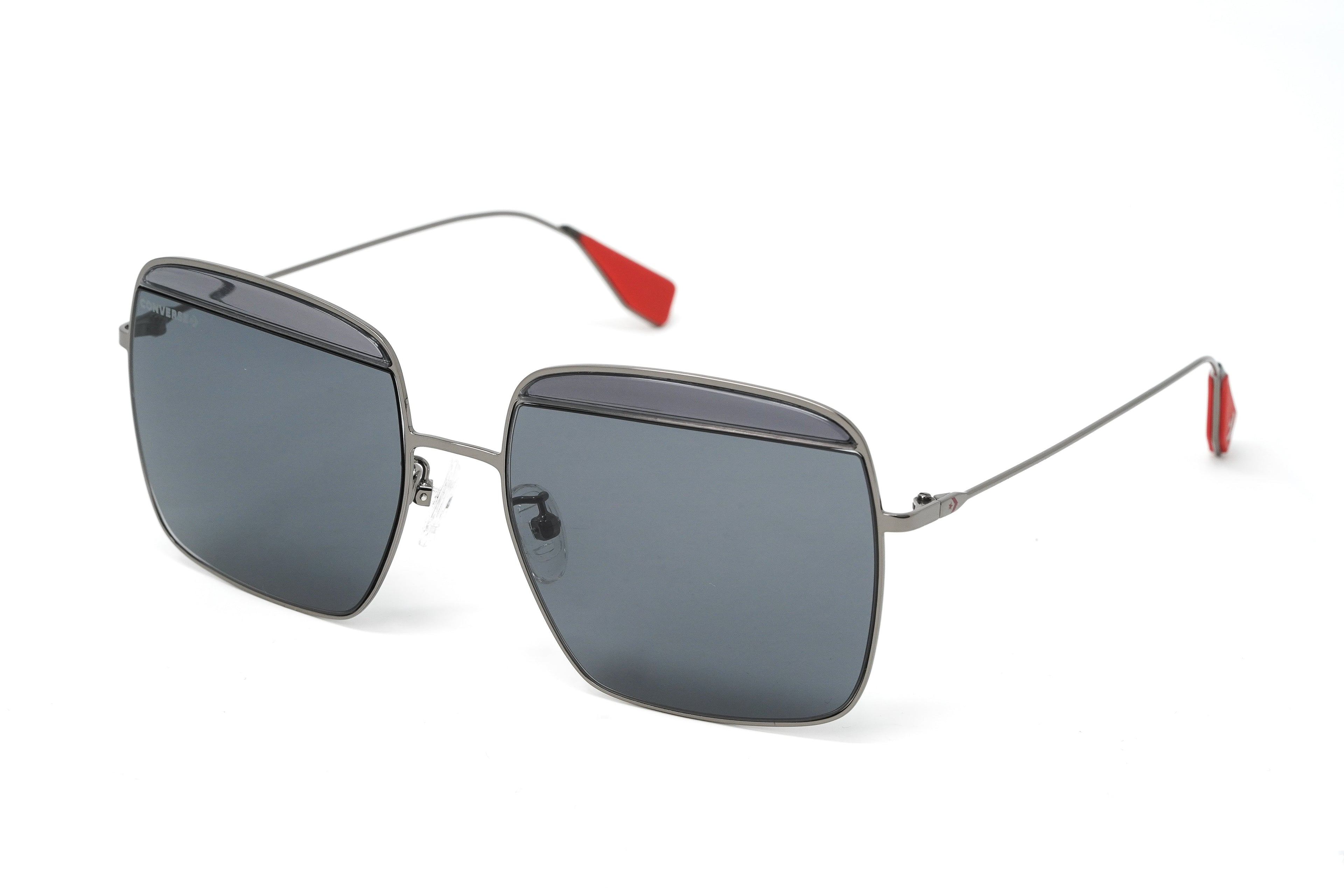 Converse Women's Sunglasses Square Black and Grey