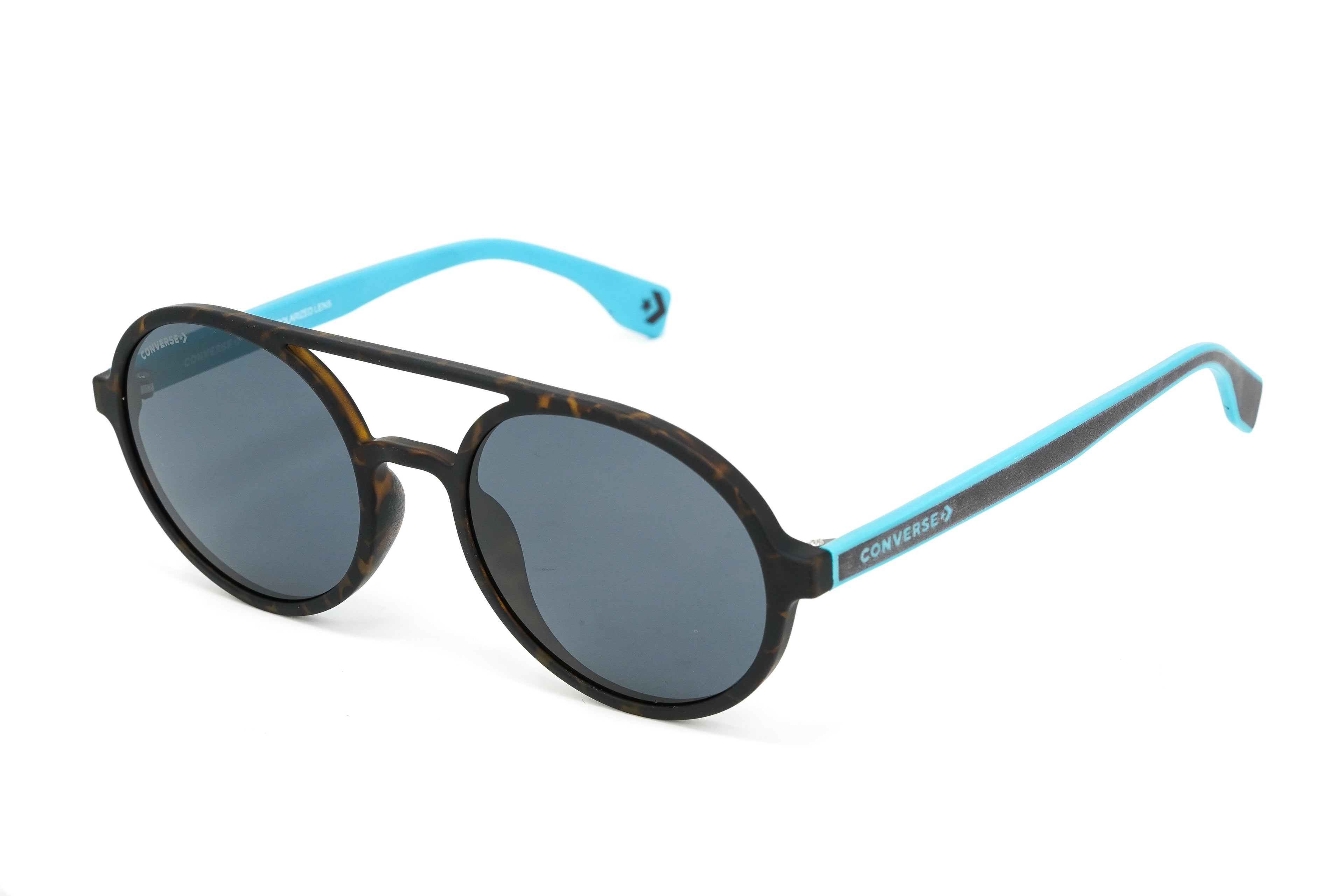Converse Men's Sunglasses Pilot Tortoise Shell and Blue
