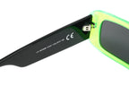 Converse Unisex Sunglasses Rectangle Green and Black