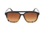 Converse Unisex Sunglasses Square Flat Top Black and Tortoise