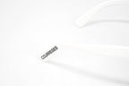 Courrèges Women's Sunglasses Oversized Flat Top White