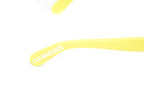 Courrèges Women's Sunglasses Oversized Flat Top Yellow