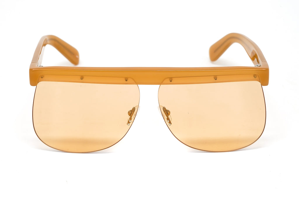 Courrèges Women's Sunglasses Oversized Flat Top Orange