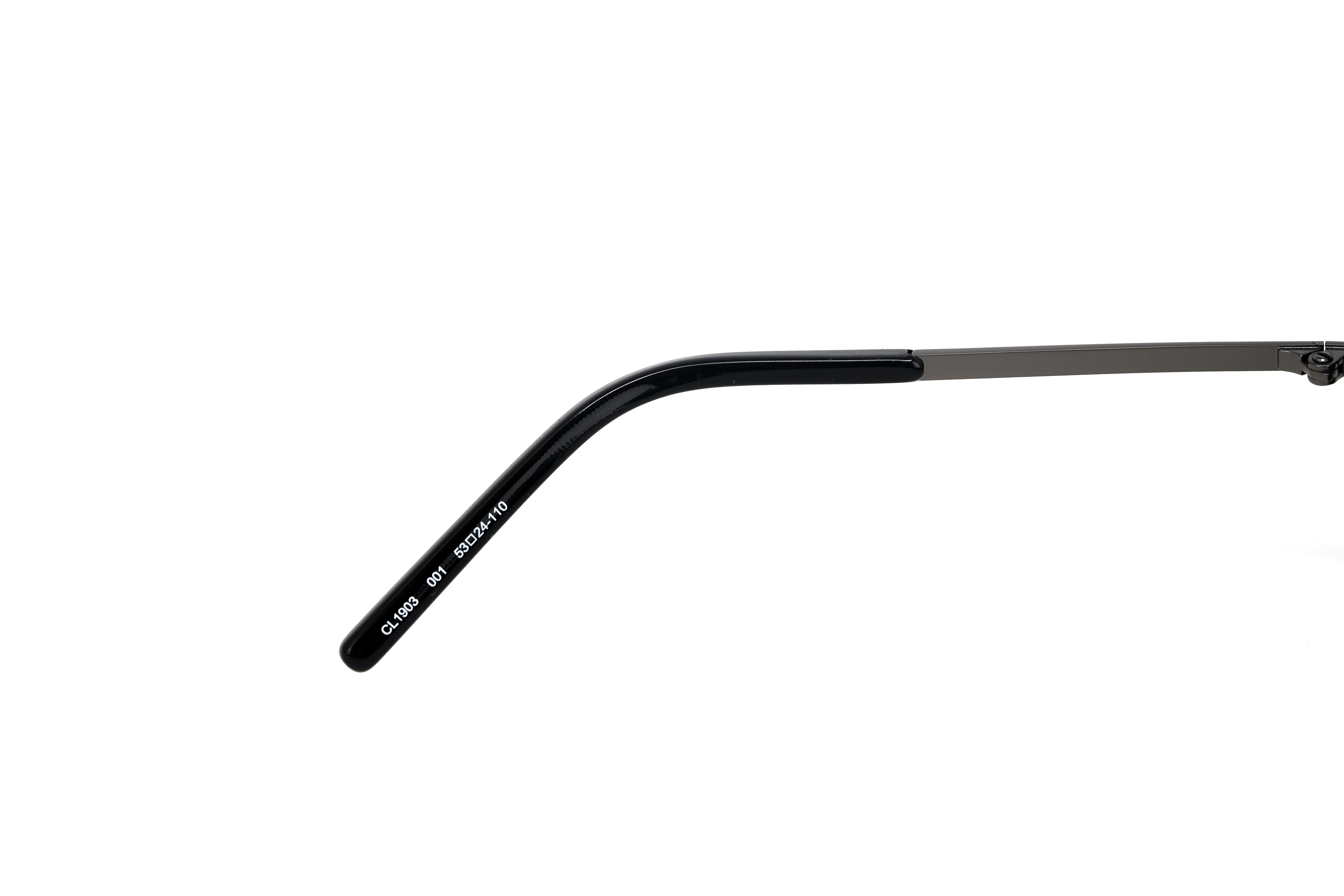 Courrèges Women's Sunglasses Cat Eye Wraparound Black and Flame