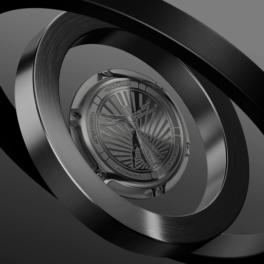 Venezianico Automatic Watch Nereide UltraLeggero 42 Skeleton Black