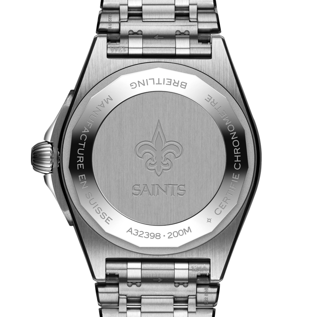 Chronomat GMT 40 New Orleans Saints Edition