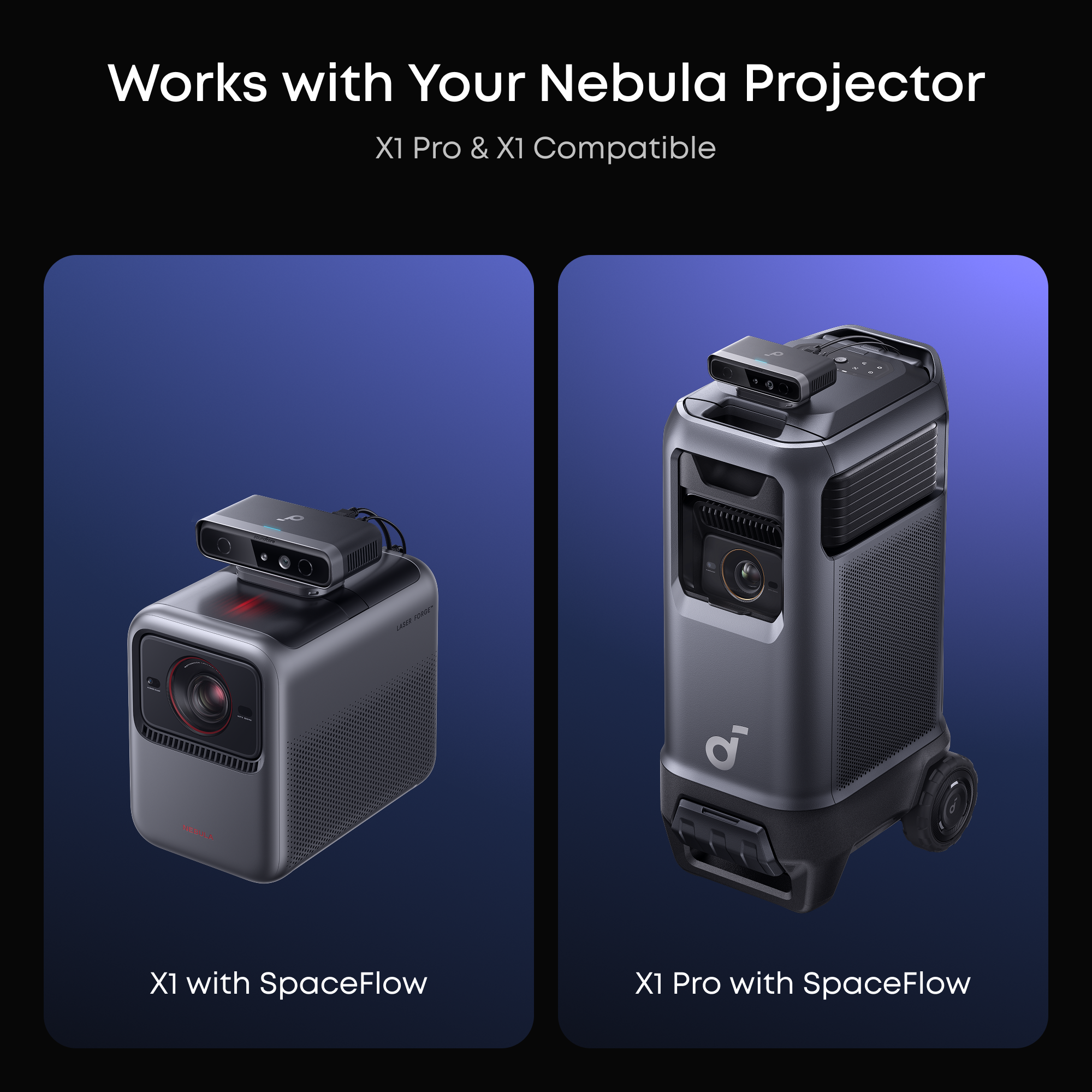 soundcore SpaceFlow | AI Projection Mapping for Nebula X1 Pro & X1