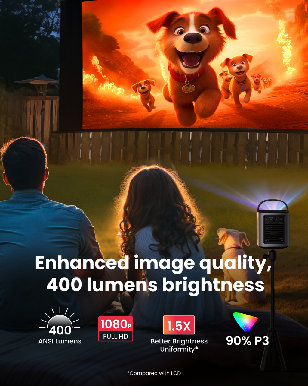 soundcore Nebula Mars 3 Air | Portable Google TV Projector