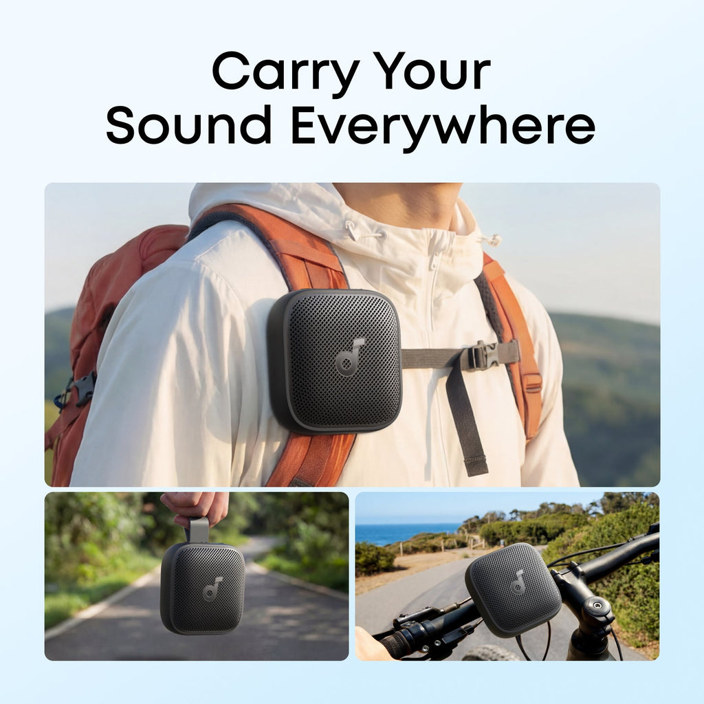 soundcore Boom Go 3i Portable Bluetooth Speaker with Powerful Bass