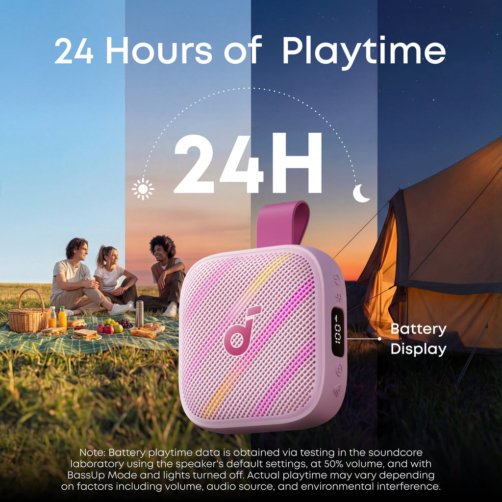 soundcore Boom Go 3i Portable Bluetooth Speaker with Powerful Bass