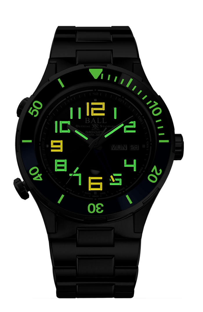 Ball Men's Watch Roadmaster Vanguard II Black