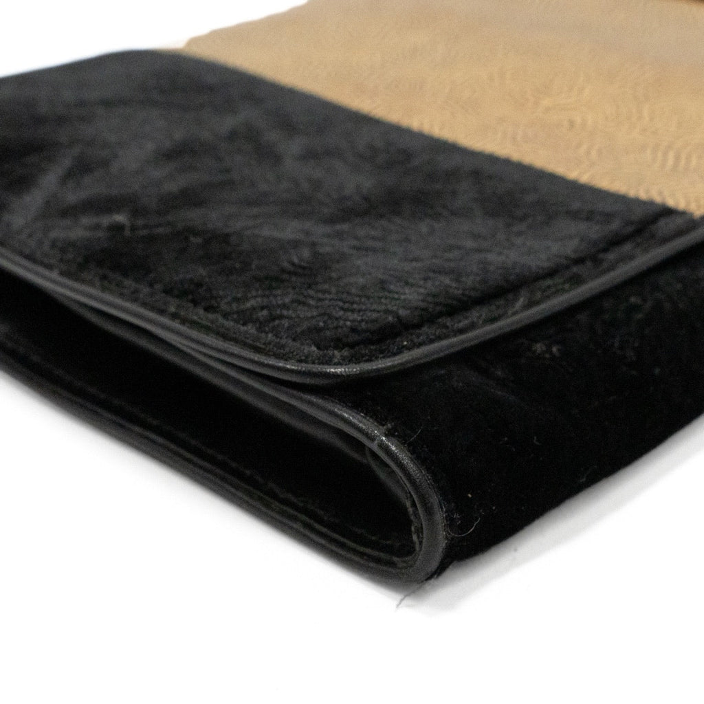 Dries Van Noten Velvet Clutch
