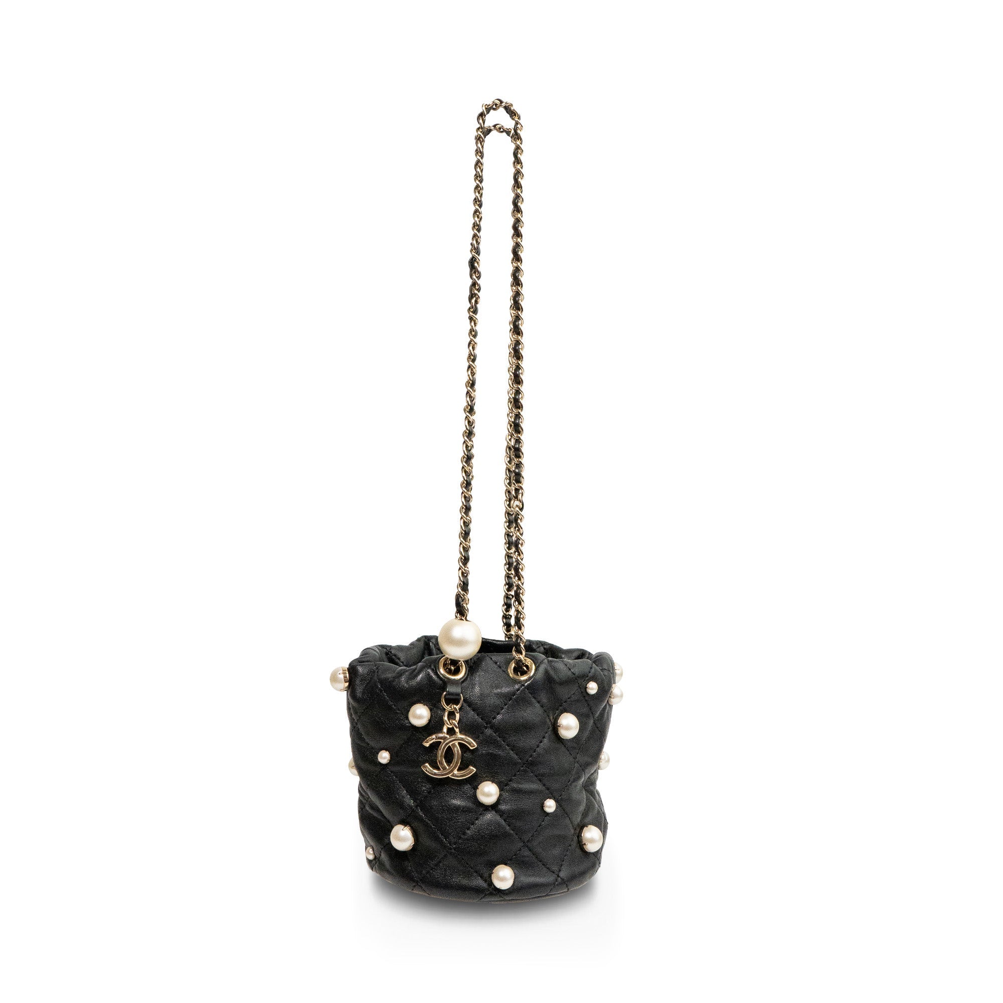 Chanel Mini 'About Pearls' Bucket Bag