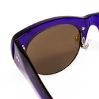 Dries Van Noten x Linda Farrow Purple Sunglasses