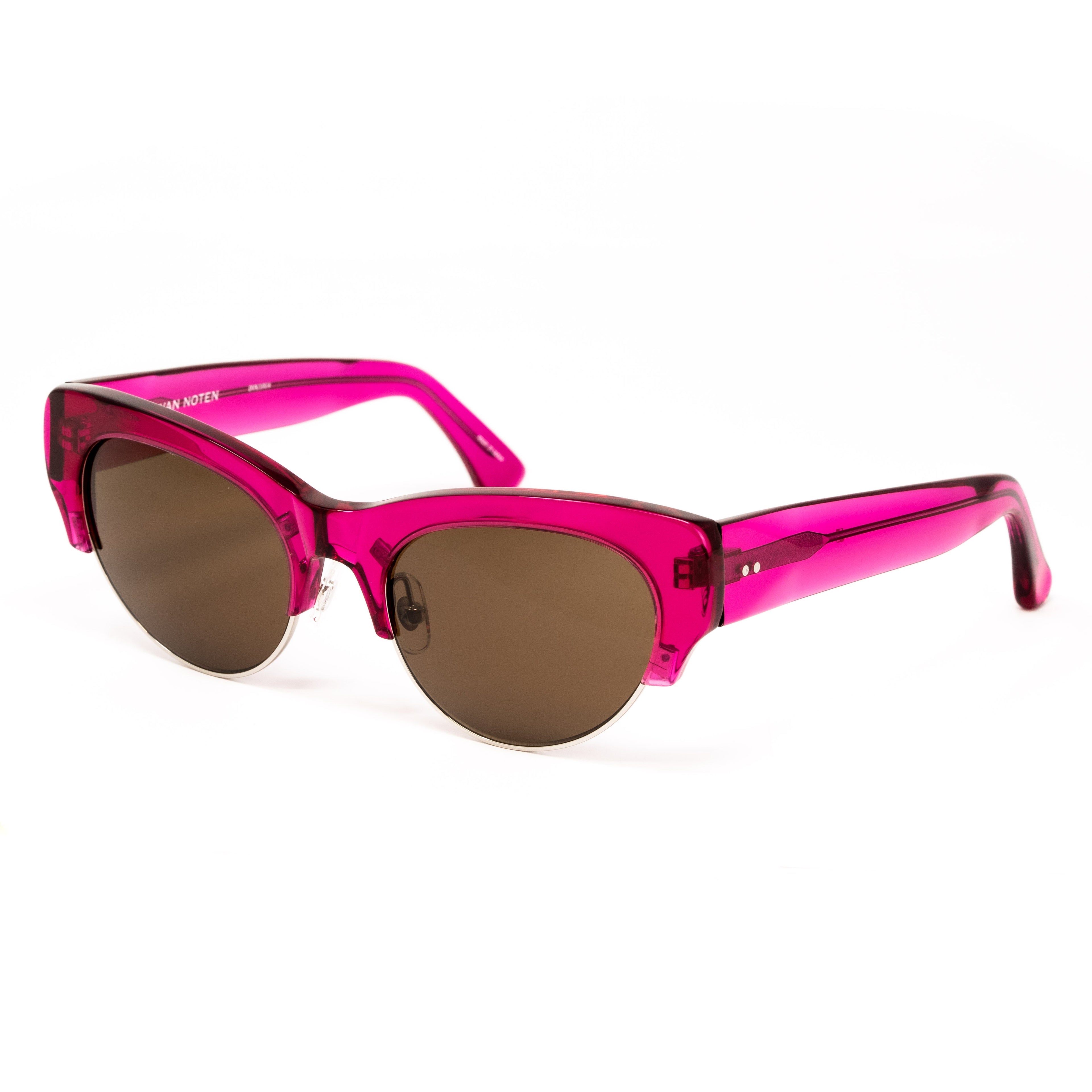 Dries Van Noten x Linda Farrow Pink Sunglasses