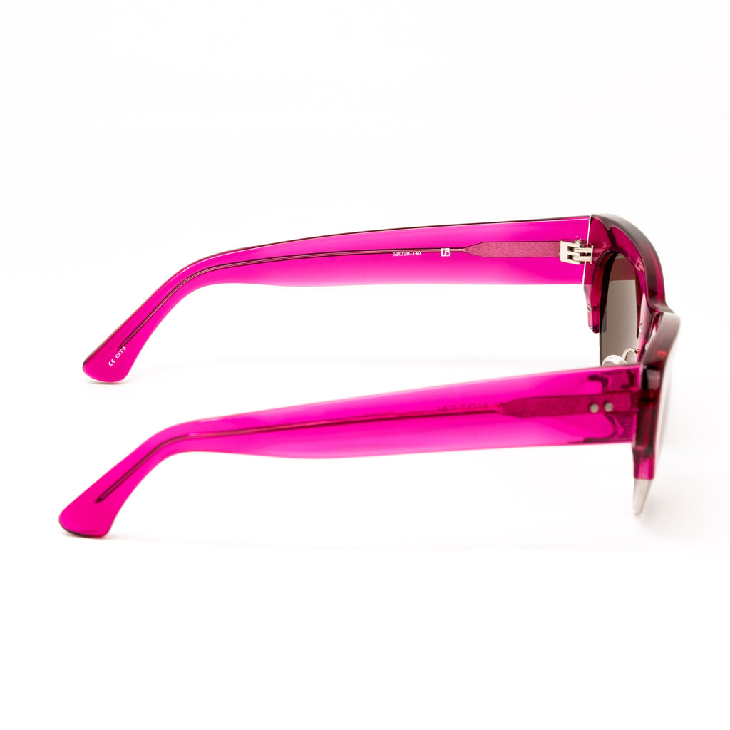 Dries Van Noten x Linda Farrow Pink Sunglasses