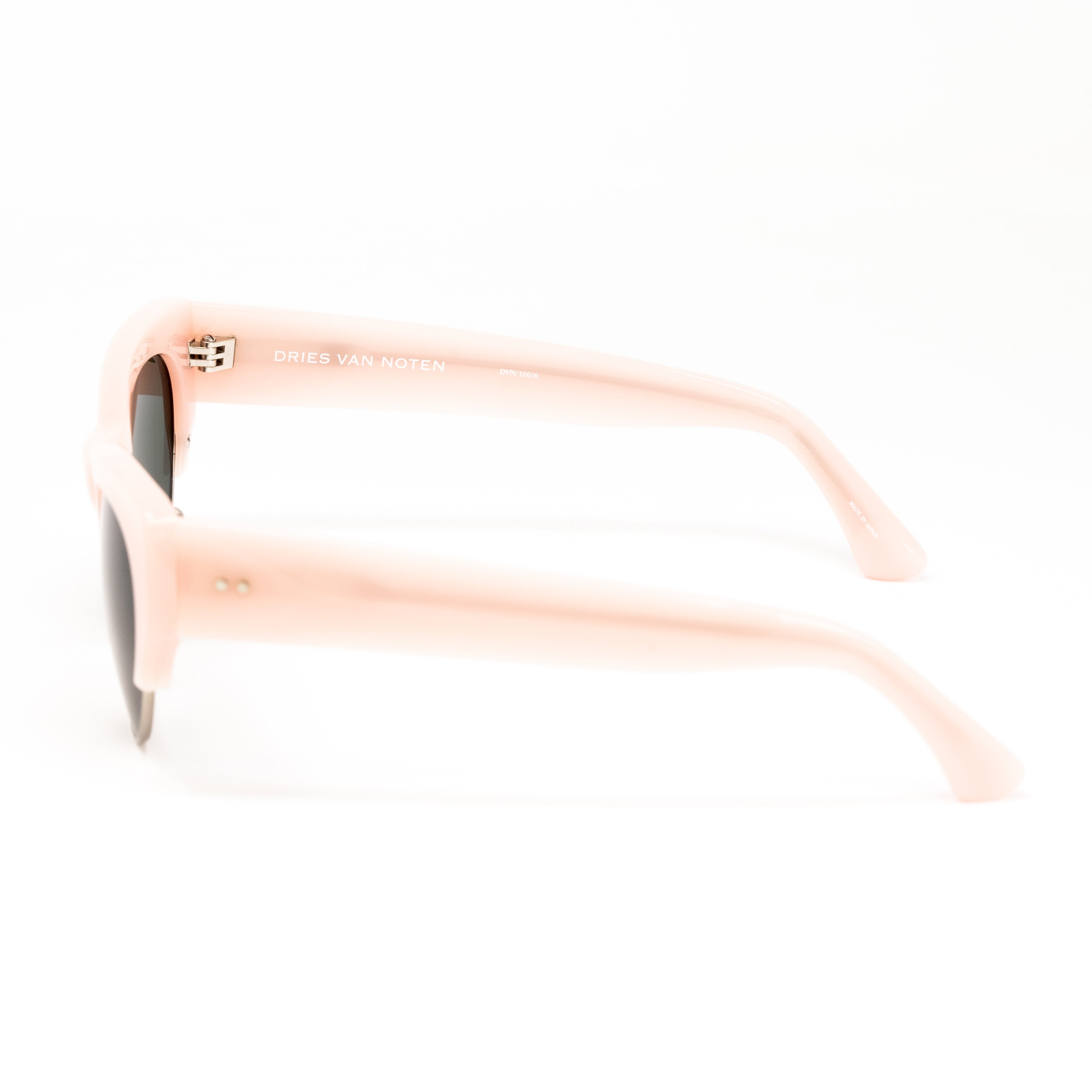 Dries Van Noten x Linda Farrow Pink Sunglasses