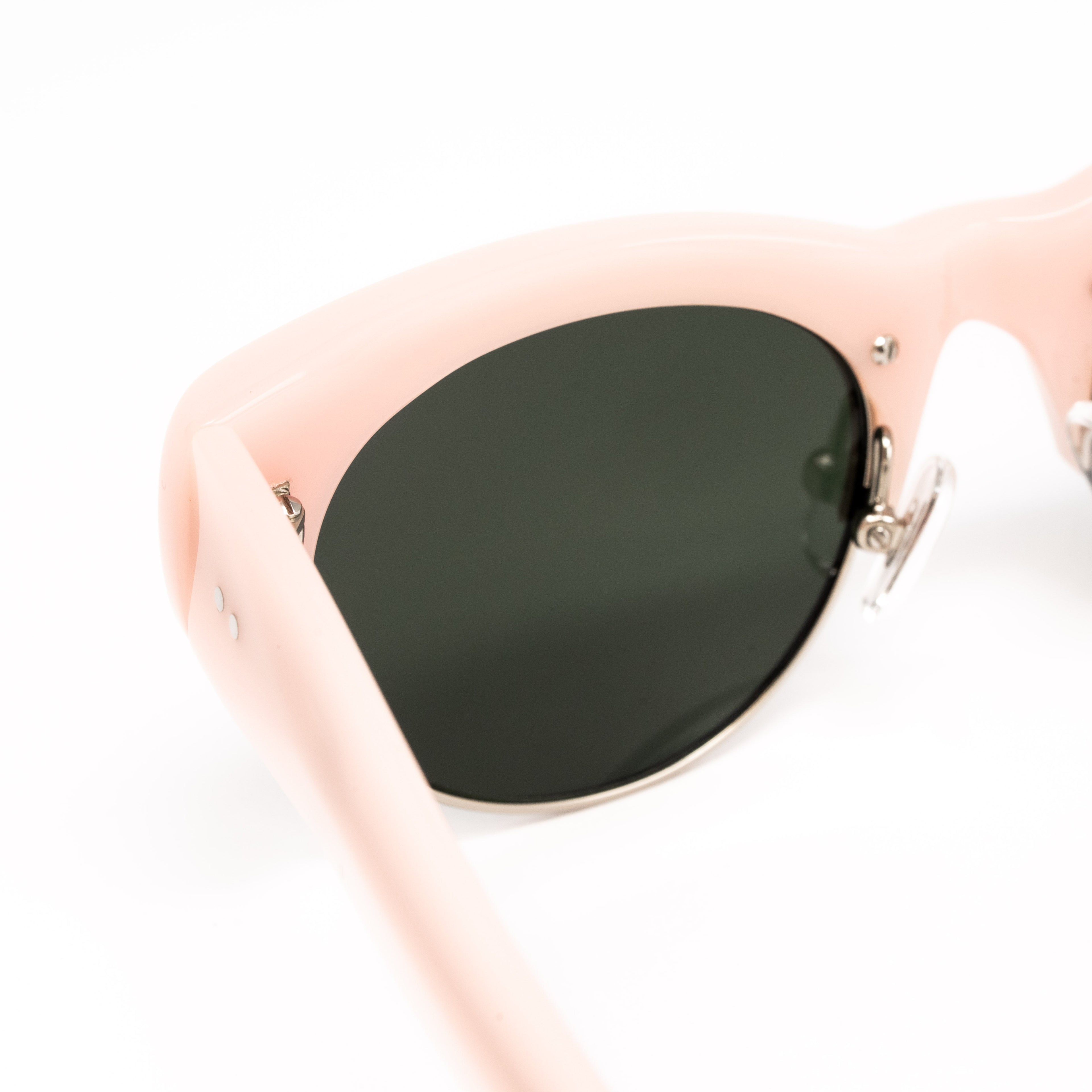 Dries Van Noten x Linda Farrow Pink Sunglasses