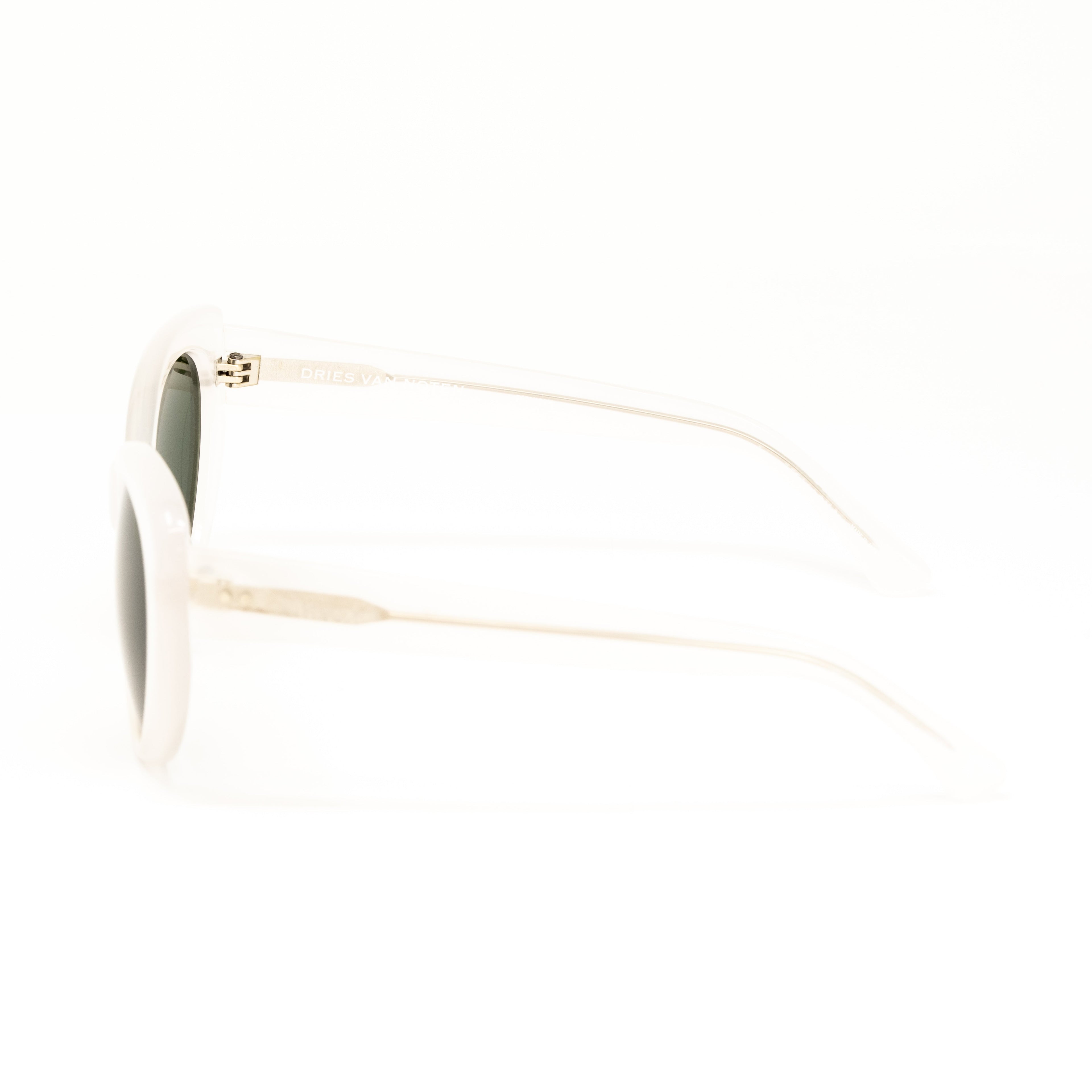 Dries Van Noten x Linda Farrow White Sunglasses