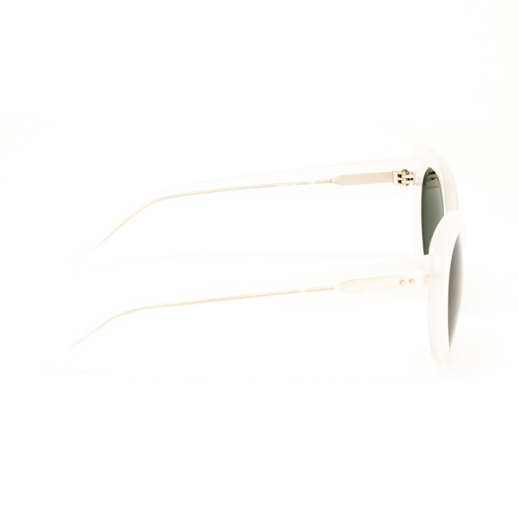 Dries Van Noten x Linda Farrow White Sunglasses