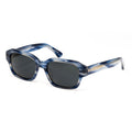 Dries Van Noten x Linda Farrow Blue/White Sunglasses
