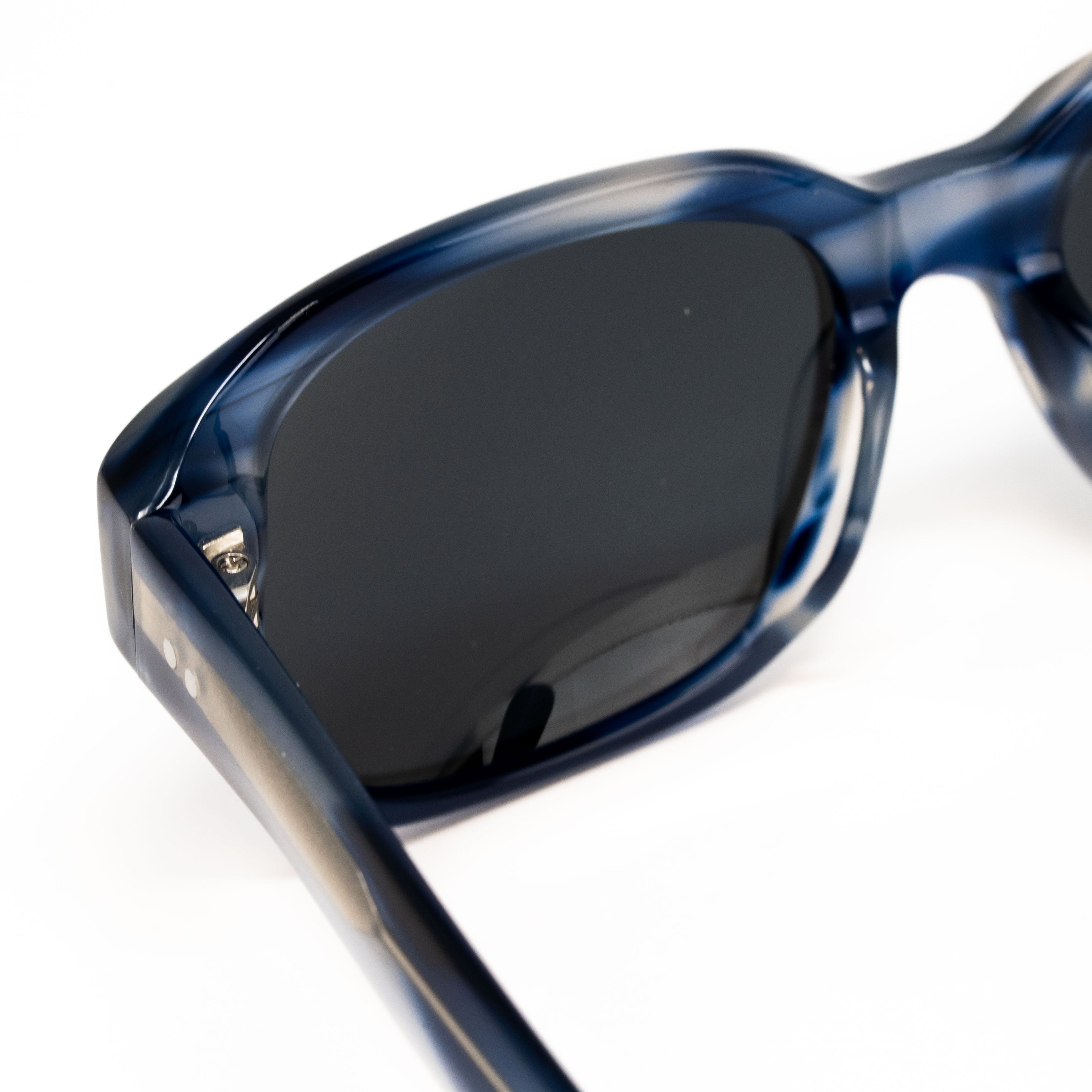 Dries Van Noten x Linda Farrow Blue/White Sunglasses