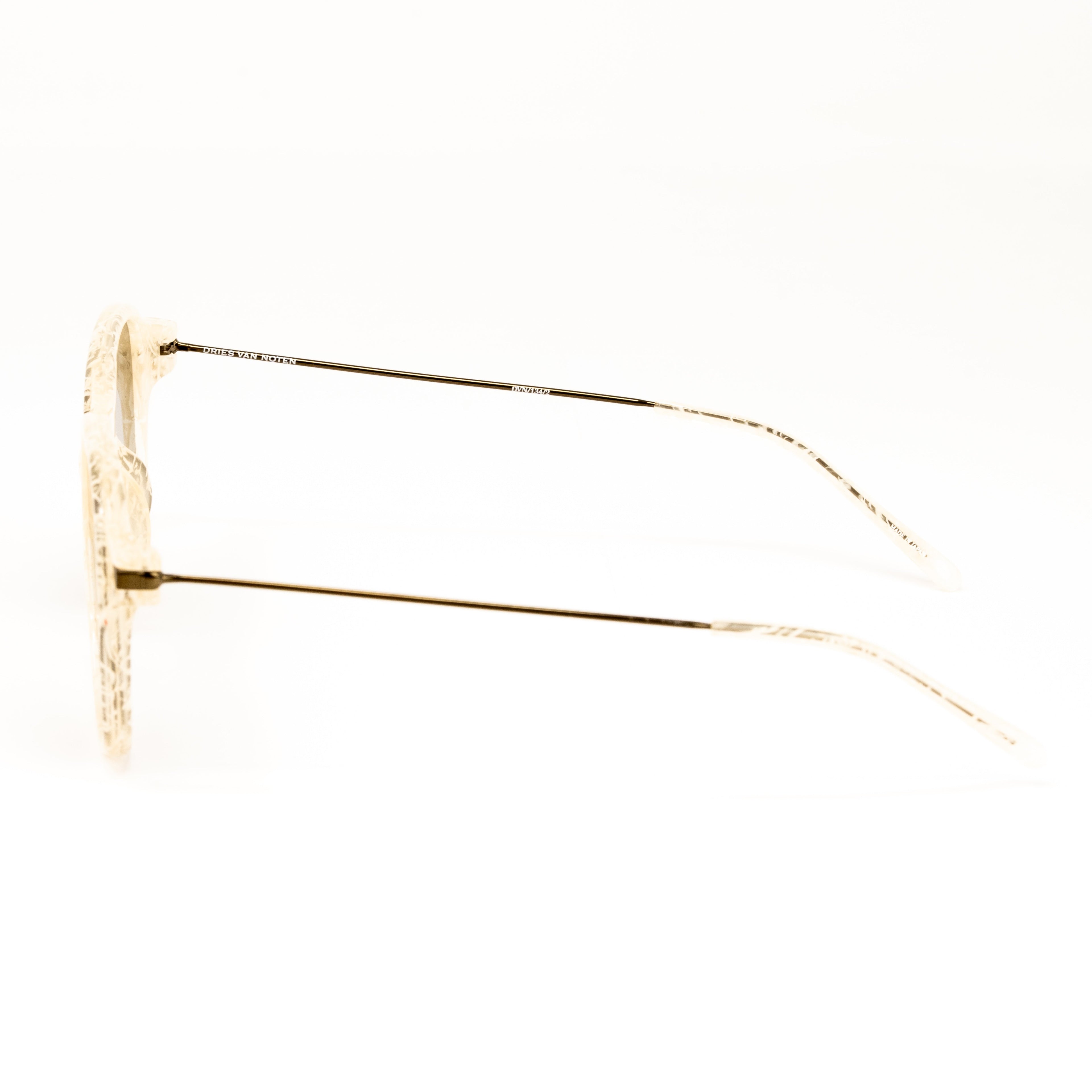 Dries Van Noten x Linda Farrow Marbled Sunglasses