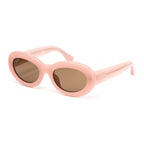 Dries Van Noten x Linda Farrow Pink Sunglasses