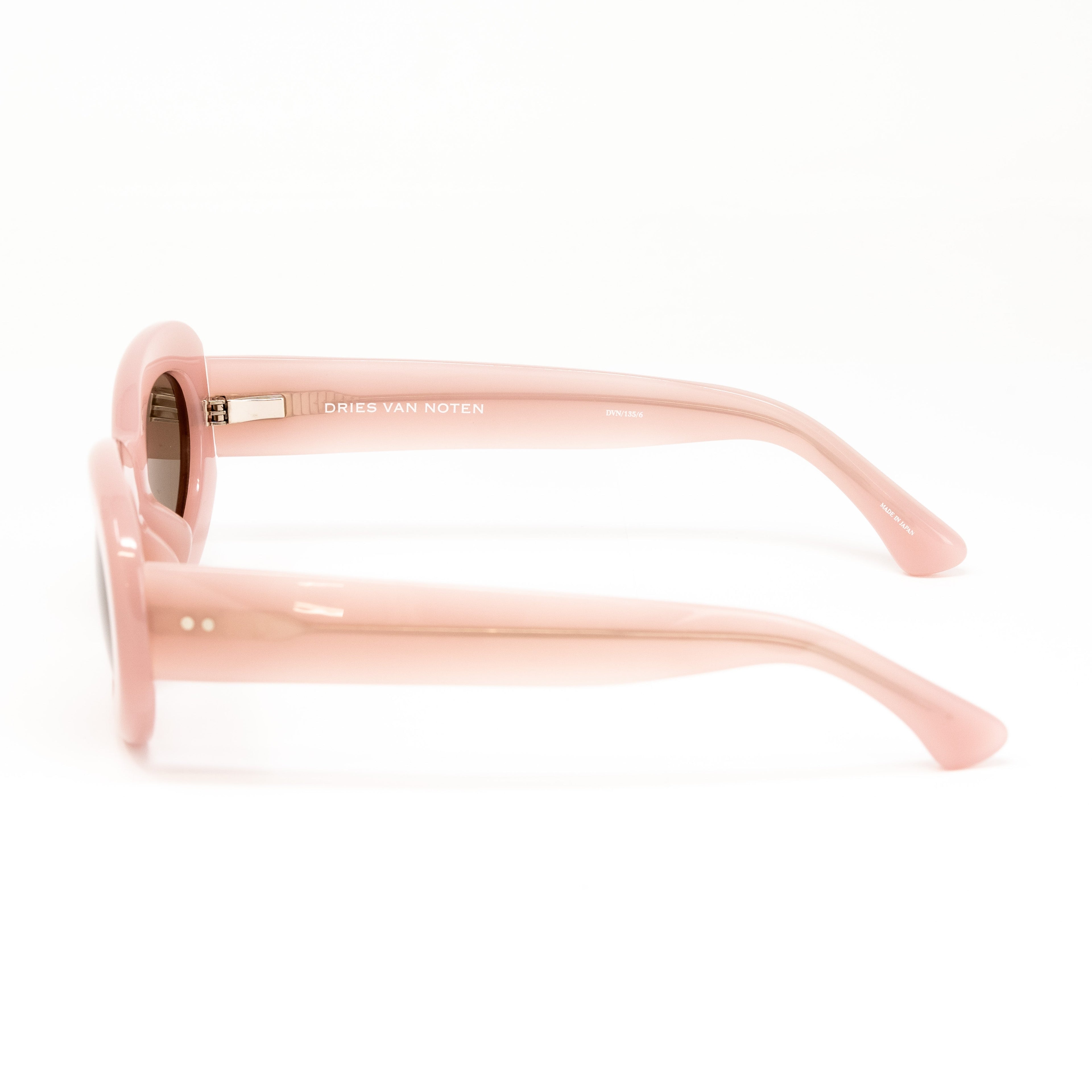 Dries Van Noten x Linda Farrow Pink Sunglasses