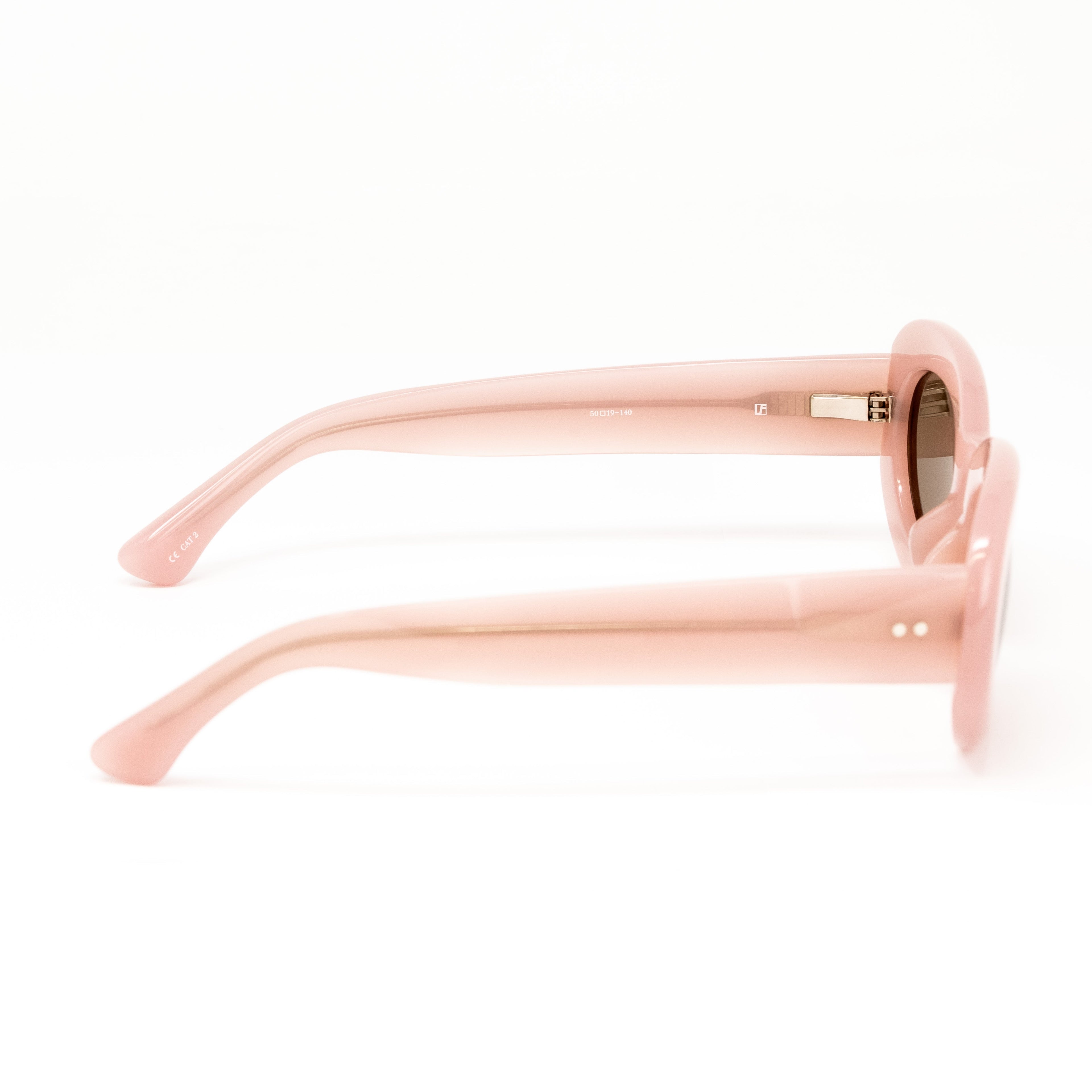 Dries Van Noten x Linda Farrow Pink Sunglasses