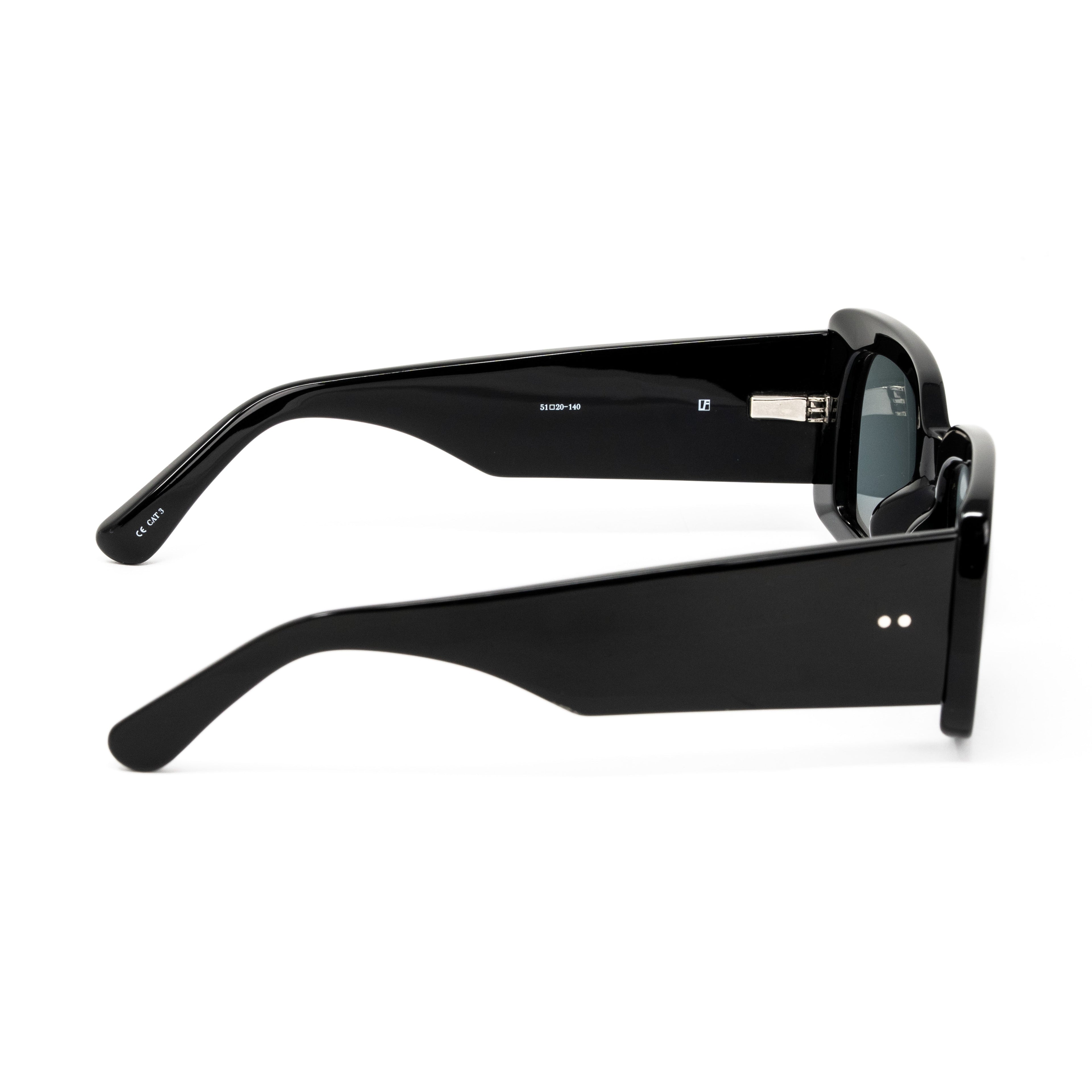 Dries Van Noten x Linda Farrow Black Sunglasses