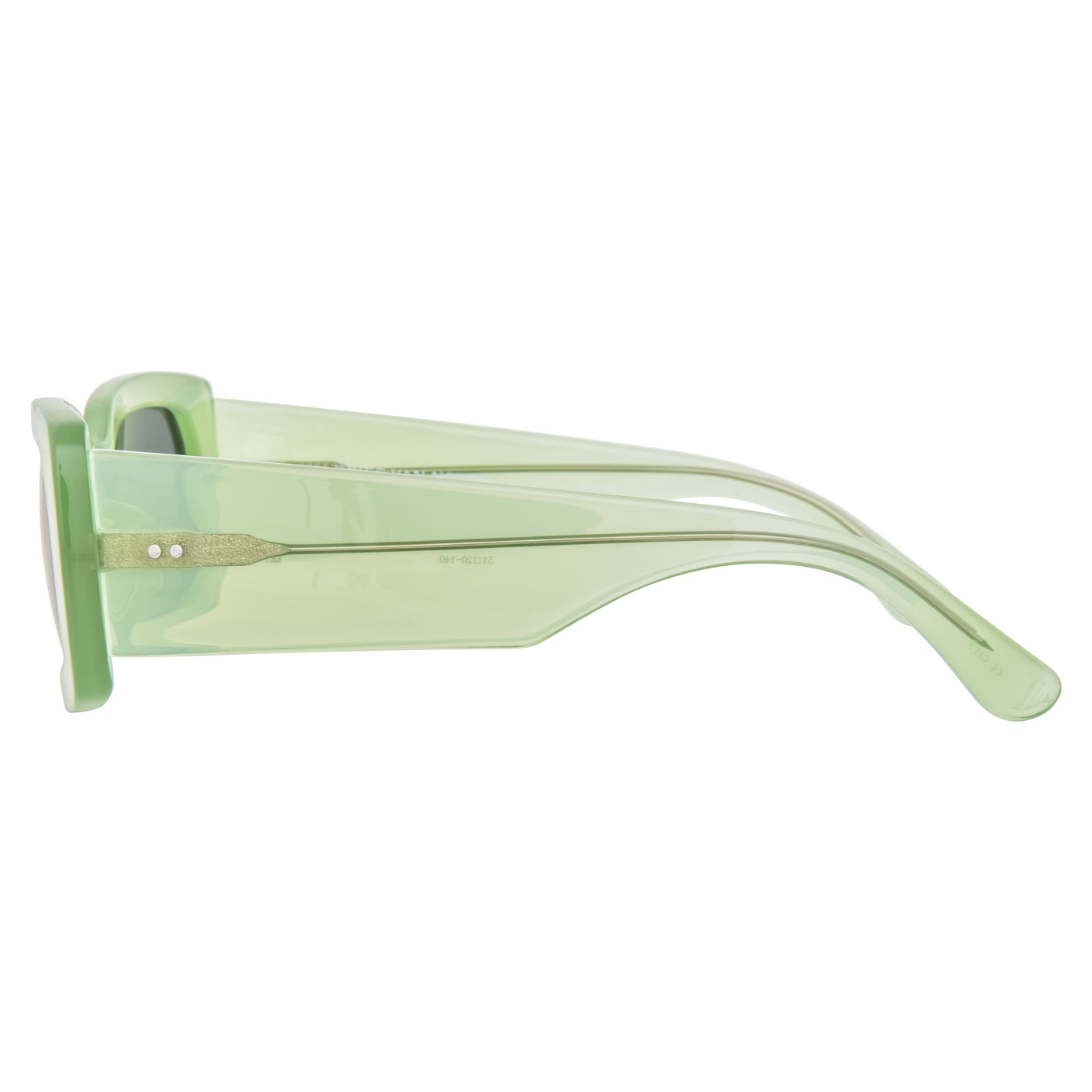 Dries Van Noten Ladies Rectangular Grey Sunglasses