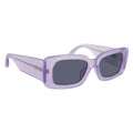 Dries Van Noten Ladies Rectangular Grey Sunglasses