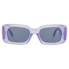 Dries Van Noten Ladies Rectangular Grey Sunglasses